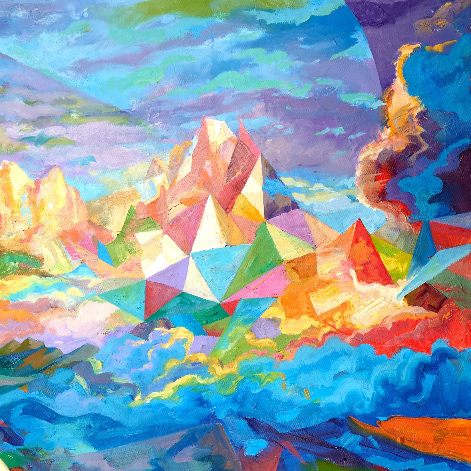 Looking To The Future painting