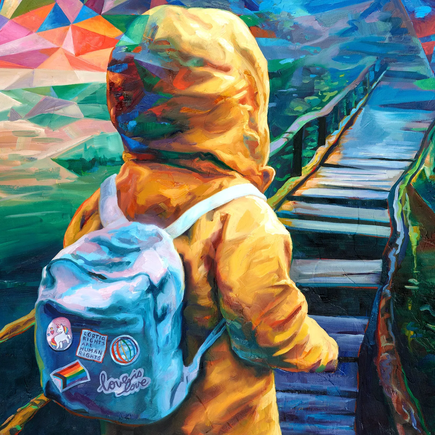 Looking To The Future painting