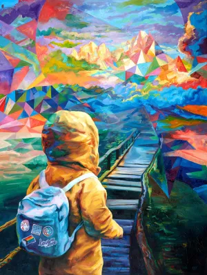 Looking To The Future painting