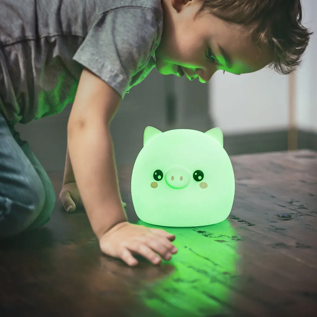 LumiPets Kawaii Touch Night Light - Pig