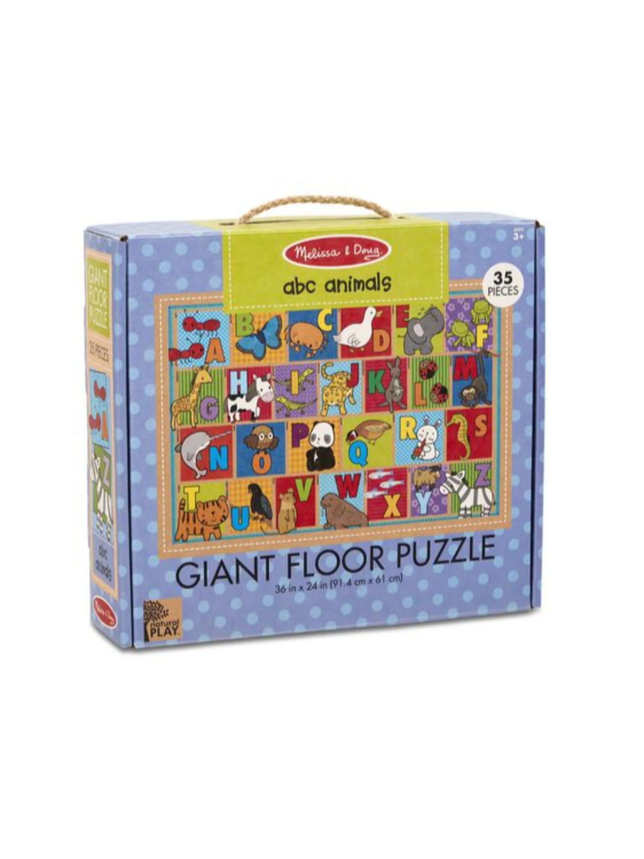 Natural Play Floor Puzzle: ABC Animals