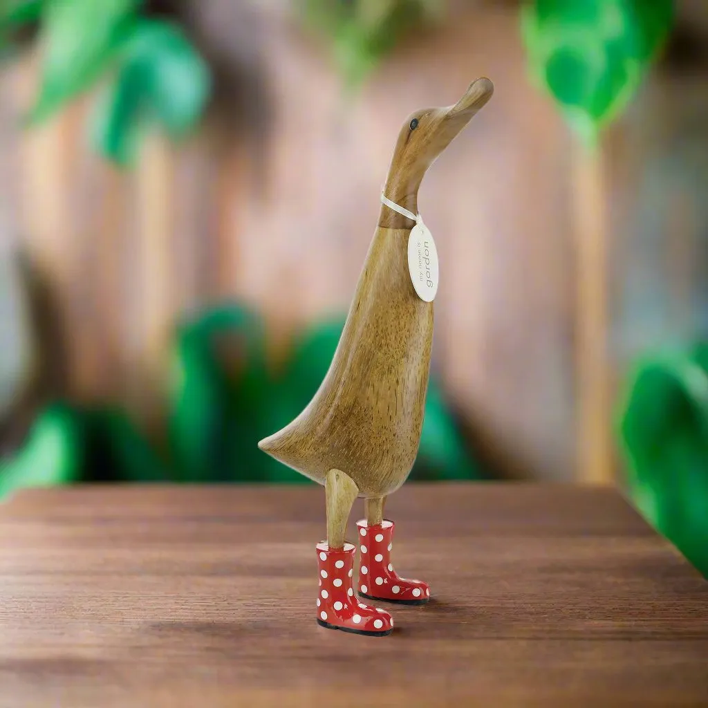 Natural welly spotty ducklet by DCUK
