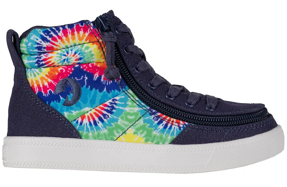Navy Tie Dye BILLY Street High Tops