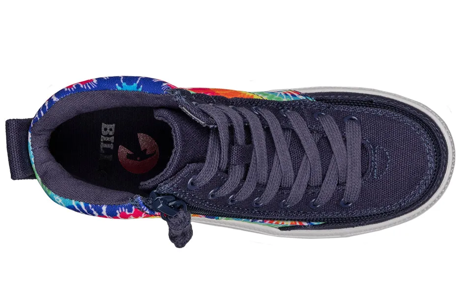 Navy Tie Dye BILLY Street High Tops