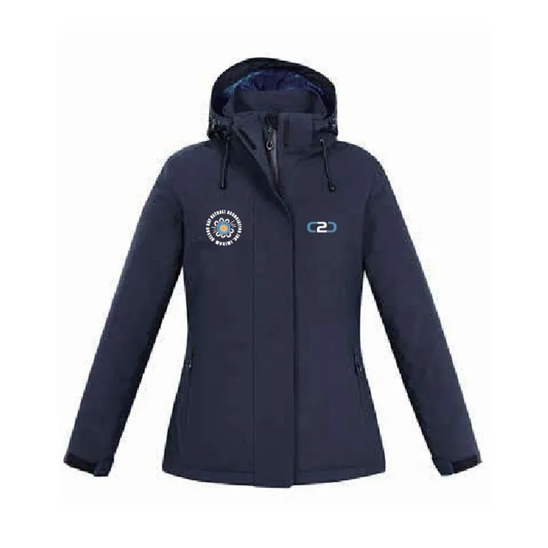 Nelson Bay Netball  Stock Navy Ladies Weather Jacket