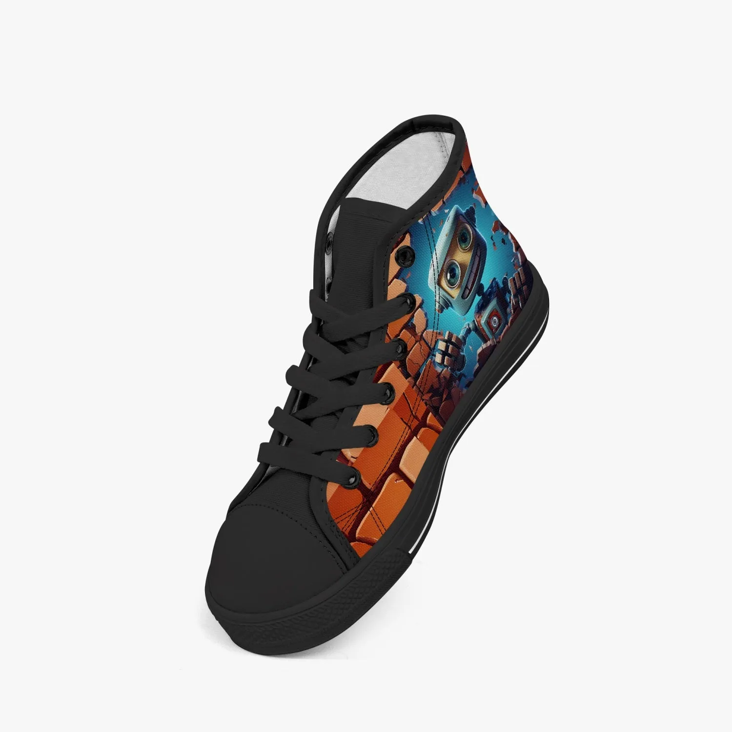 niche era Boys' Lightweight High-Top Canvas Shoes