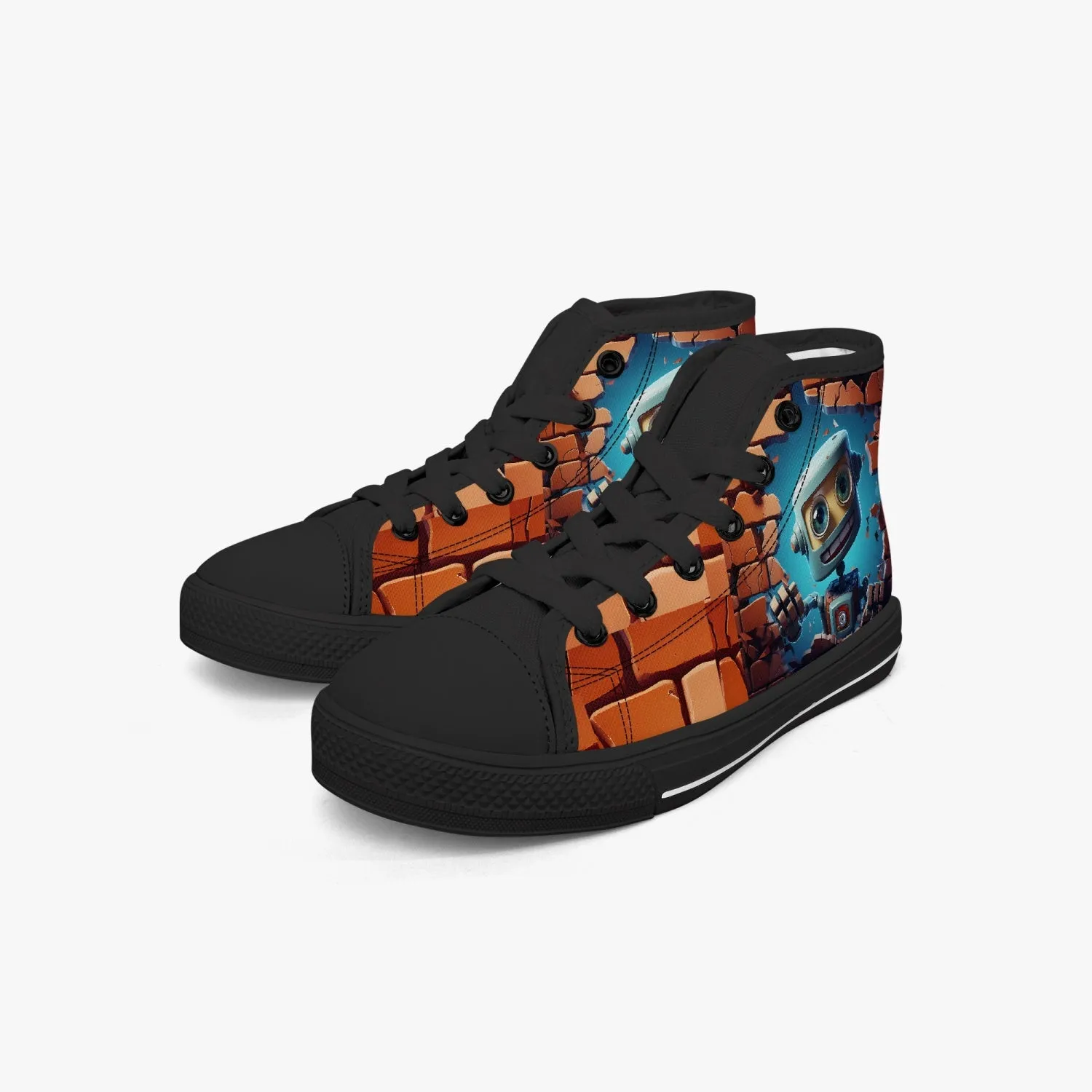 niche era Boys' Lightweight High-Top Canvas Shoes