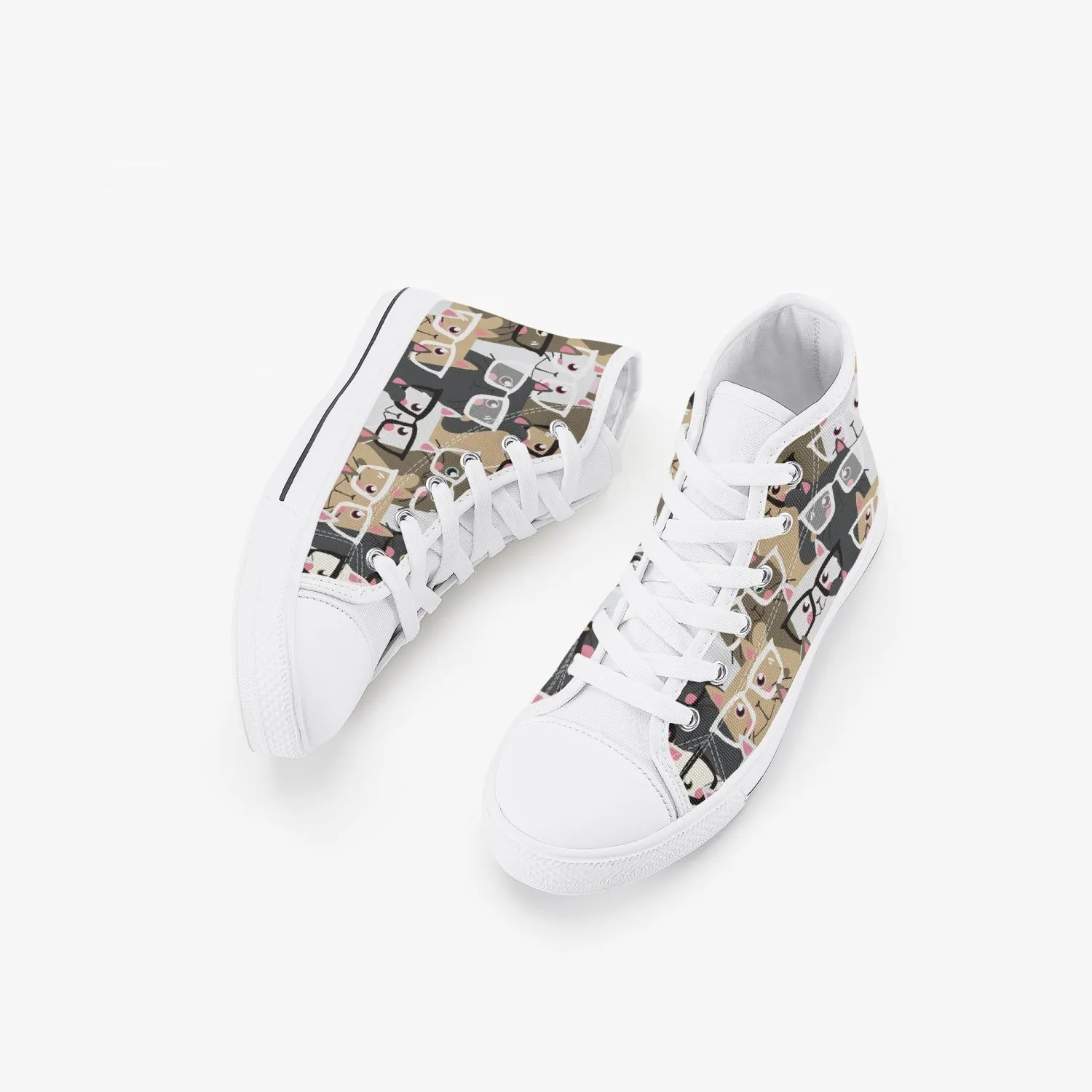 niche era Girl's High-Top Canvas Shoes