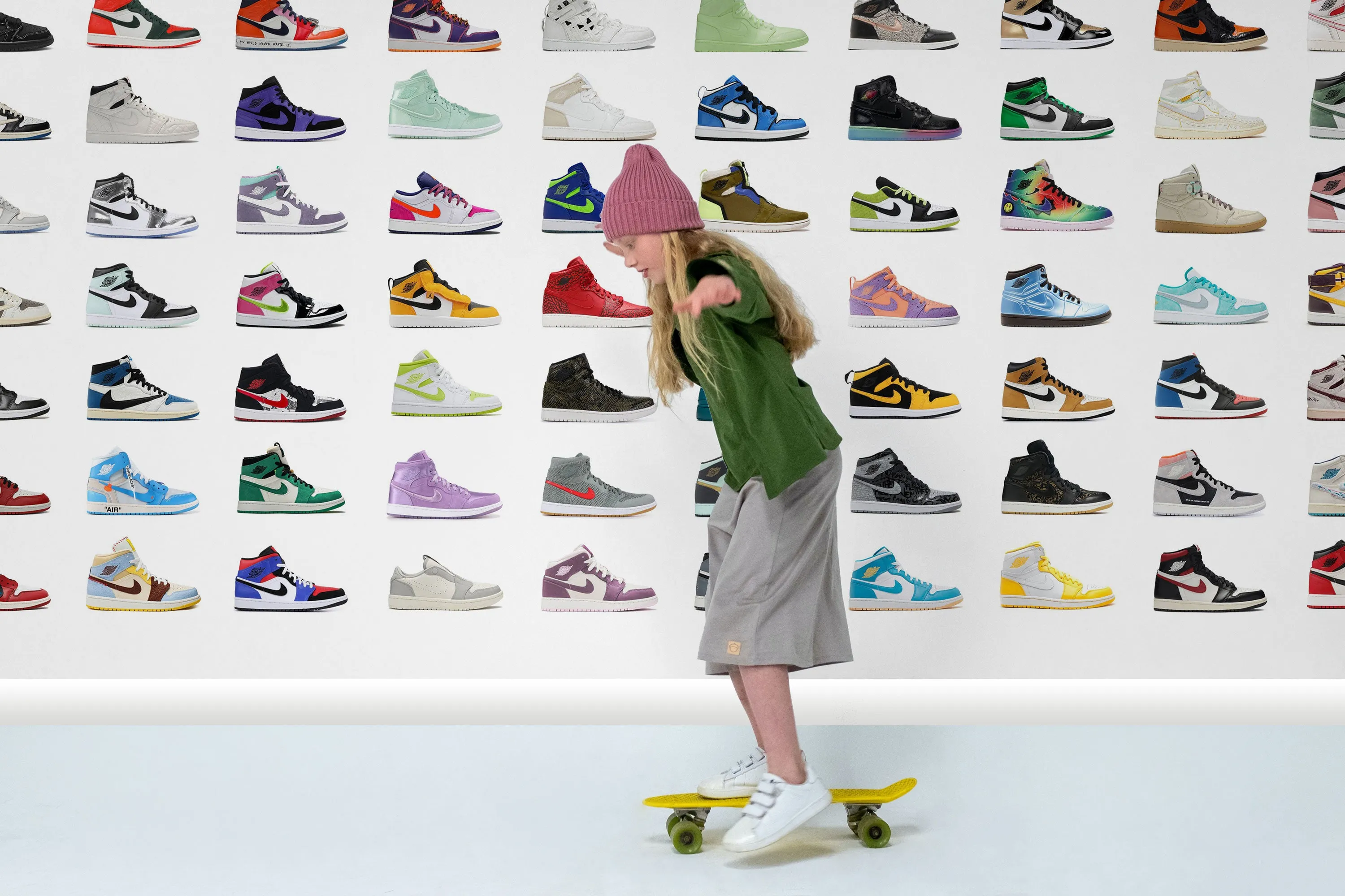 Nike Wall Mural WIV-892 - Elevate Your Space with Iconic Sneaker Culture