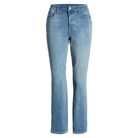 NWT Womens Size 4 4x29 Curves 360 by NYDJ Side Slit Slim Straight Ankle Jeans