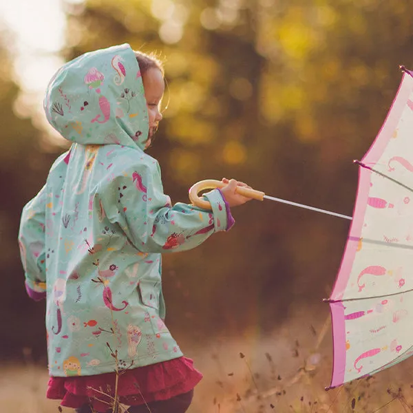 Oakiwear Lined Raincoat Jacket, Mermaid Dry and Warm