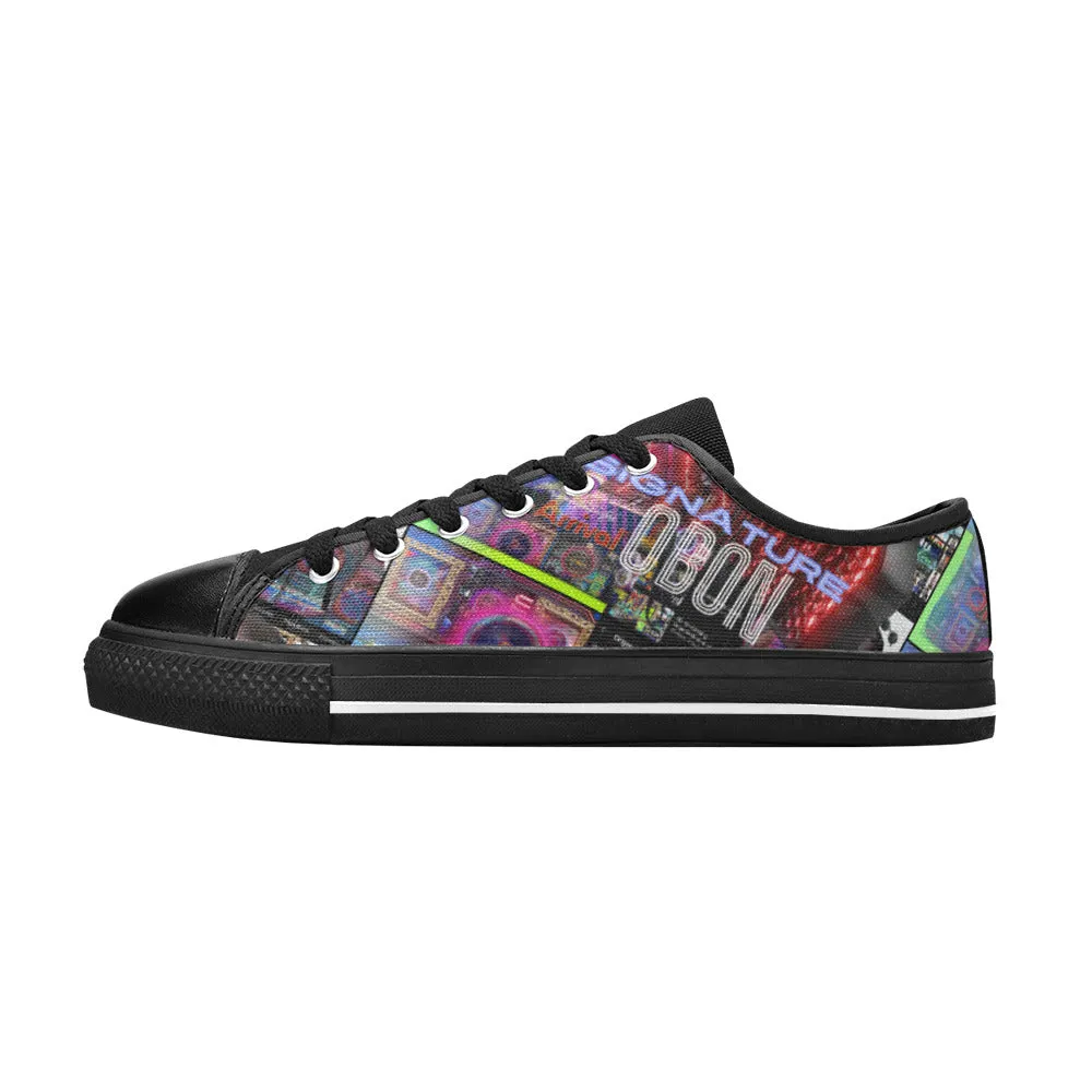 OBON Women's Promo Classic Canvas Shoes BlkBnnr