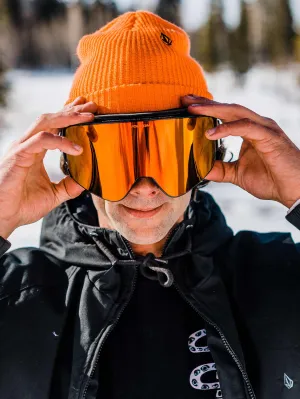 Odyssey Gloss Black Goggle (  Bonus Lens) - Red Chrome