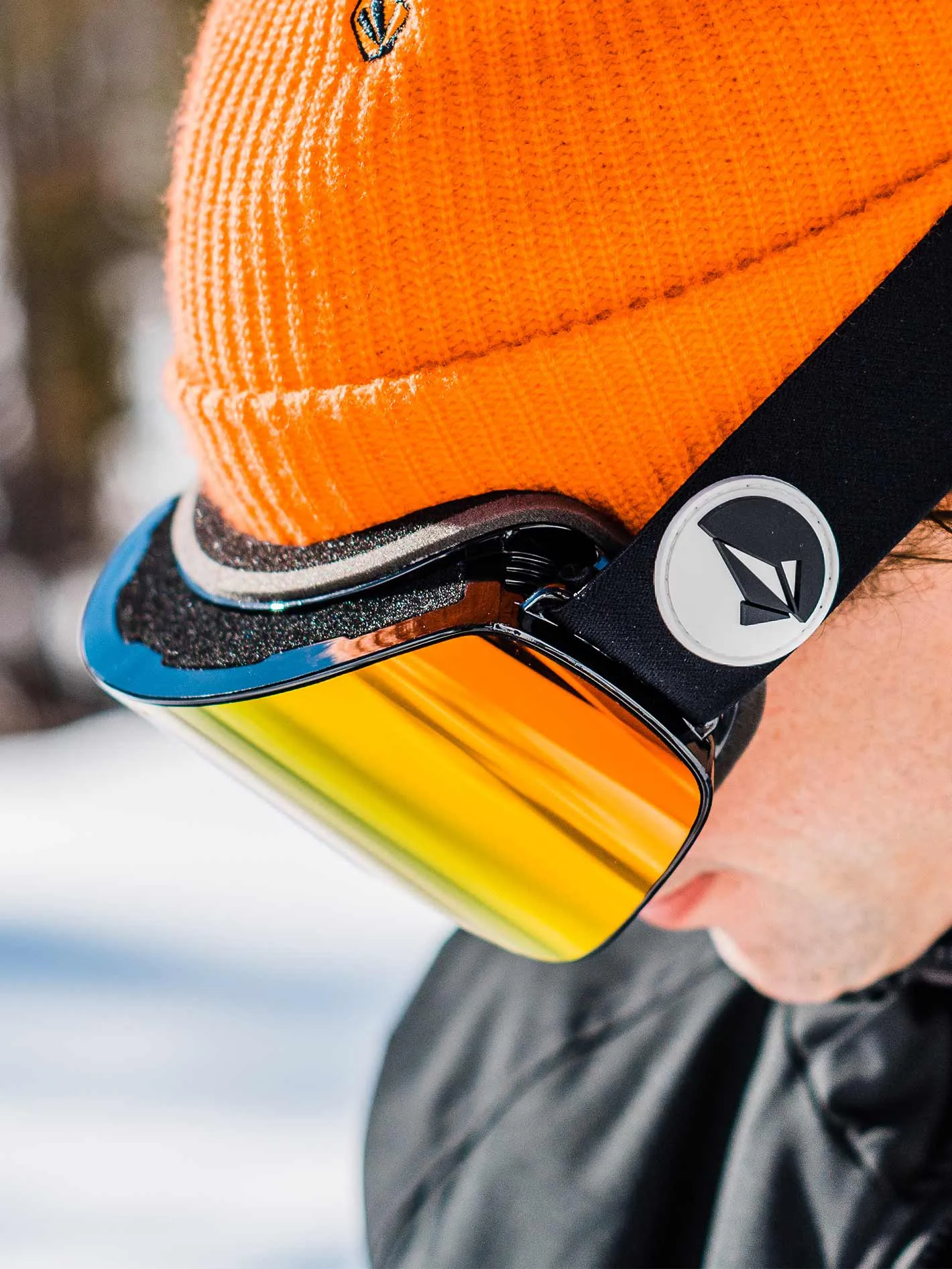Odyssey Gloss Black Goggle (  Bonus Lens) - Red Chrome