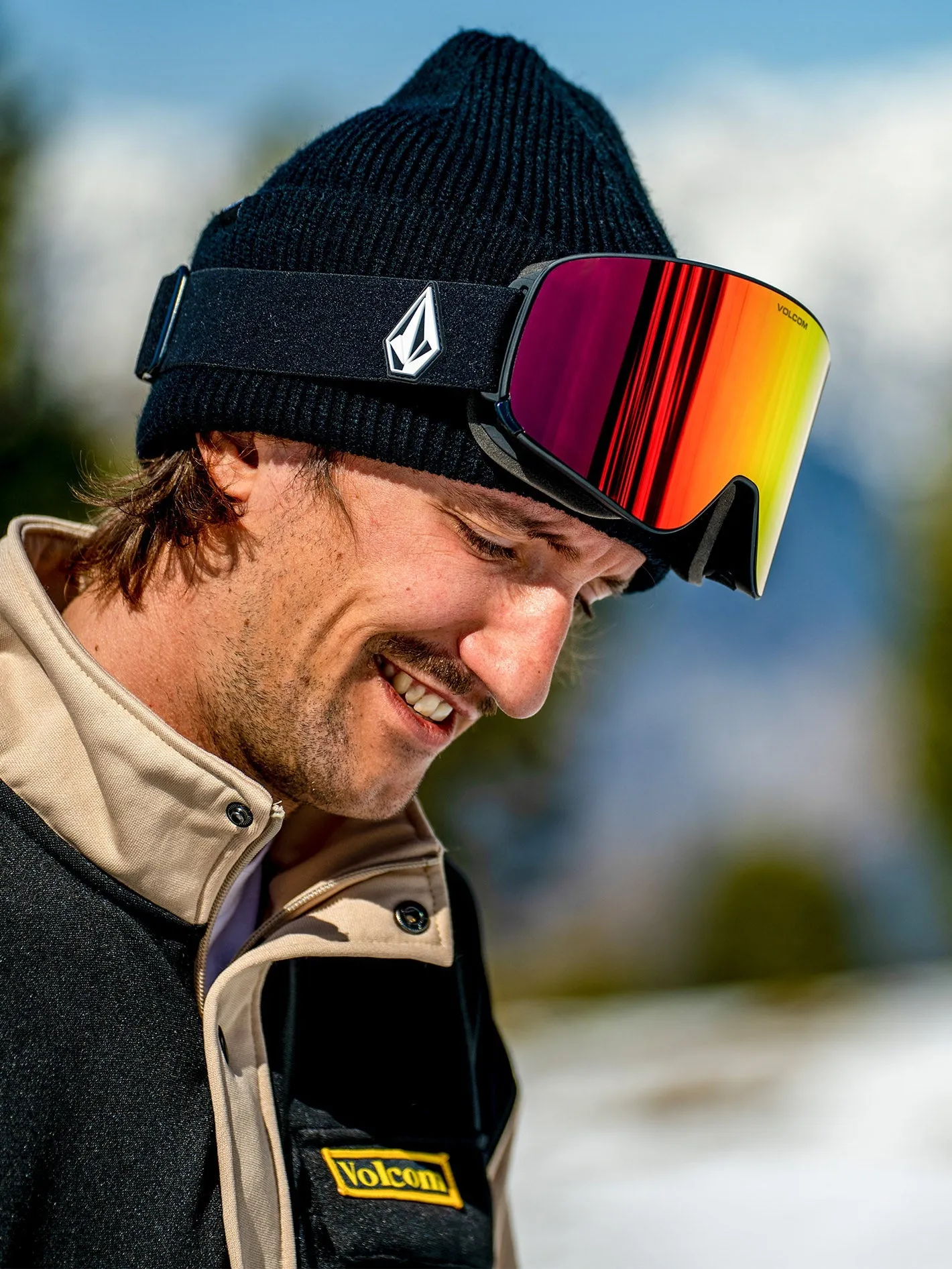 Odyssey Matte Black Goggle ( Bonus Lens - Yellow) - Red Chrome