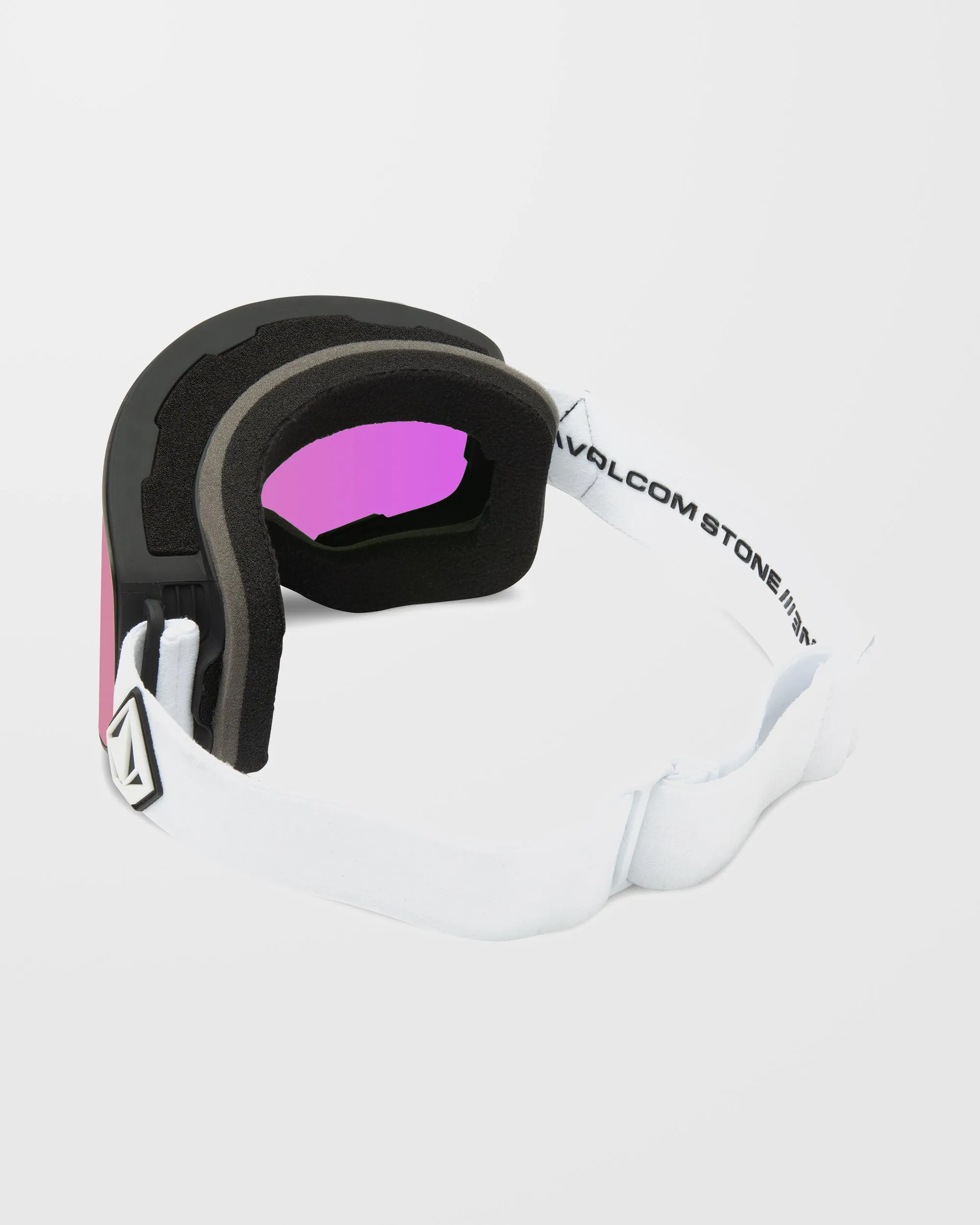 Odyssey Matte White Goggle ( Bonus Lens - Yellow) - Pink Chrome