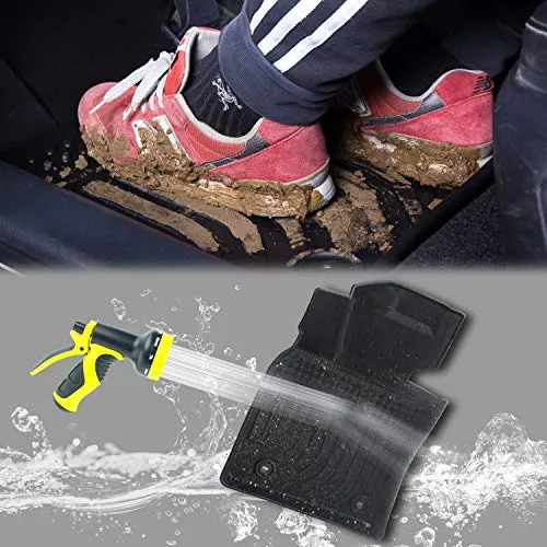 orealtrend Black Floor Mats Liners Replacement for Mercedes Benz W213 E Class 2017 2018 2019 2020 2021 Heavy Duty All Weather Guard Front Rear Car Carpet-Custom Fit-Tough/Durable/Odorless