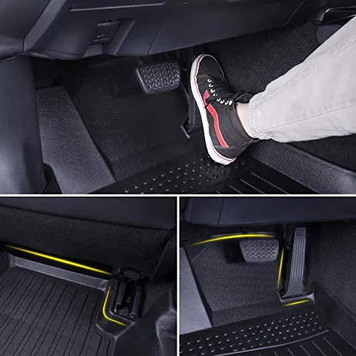 orealtrend Black Floor Mats Liners Replacement for Mercedes Benz W213 E Class 2017 2018 2019 2020 2021 Heavy Duty All Weather Guard Front Rear Car Carpet-Custom Fit-Tough/Durable/Odorless
