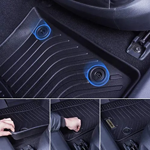 orealtrend Black Floor Mats Liners Replacement for Mercedes Benz W213 E Class 2017 2018 2019 2020 2021 Heavy Duty All Weather Guard Front Rear Car Carpet-Custom Fit-Tough/Durable/Odorless