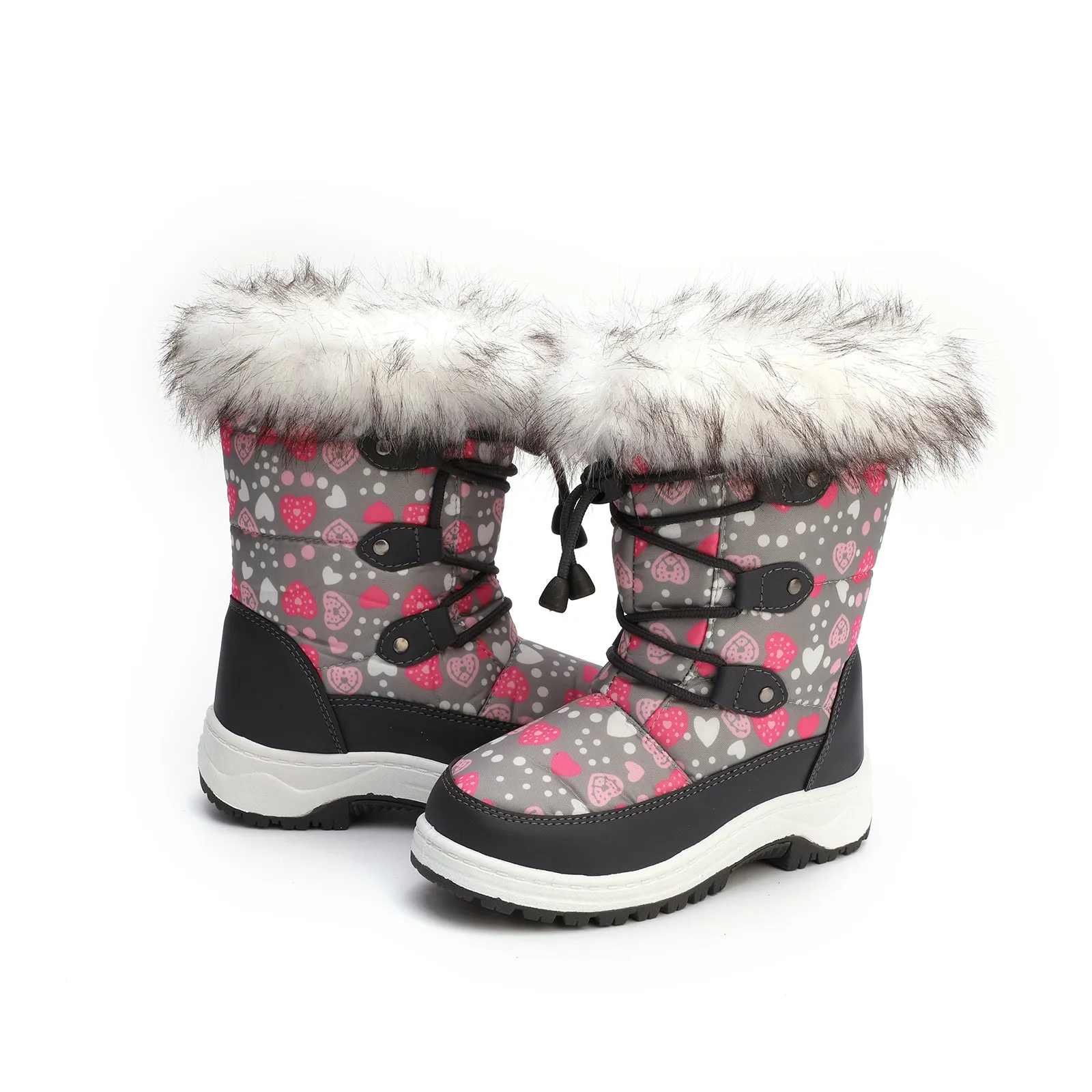Peggy piggy Boy's Girl's Winter Boots Outdoor Waterproof Cold Weather Snow Boots Warm Shoes(Toddler/Little Kid) …