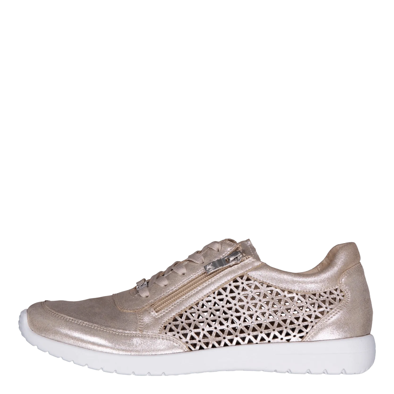 Peggy Taupe Metallic