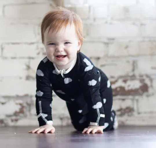 Peregrine Kidswear Rain Clouds Footie