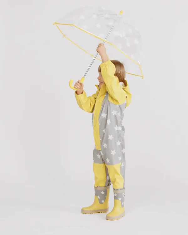 Pink Cloud Print Umbrella