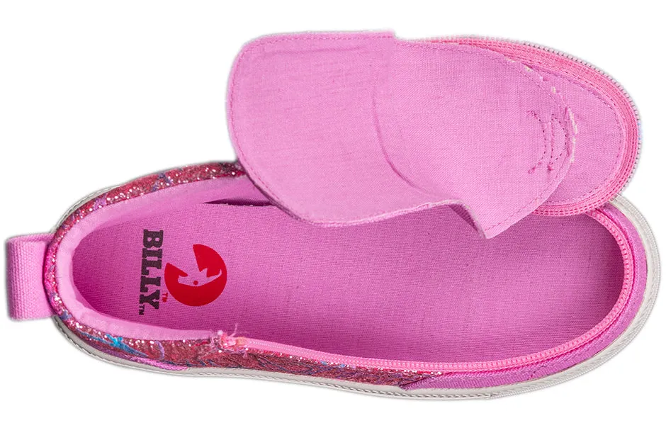Pink Printed Canvas BILLY Classic Lace Highs