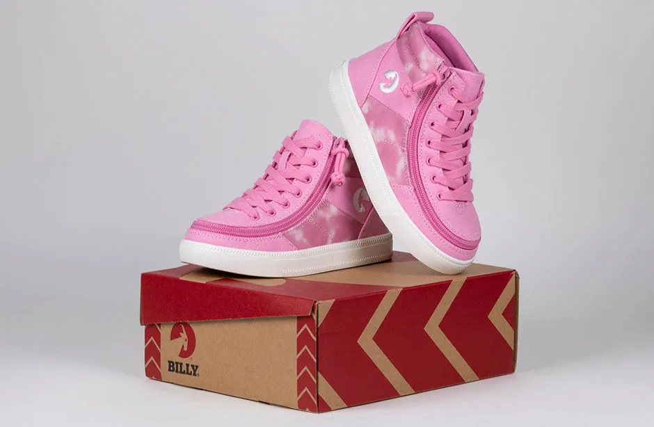 Pink Tie Dye BILLY Street High Tops