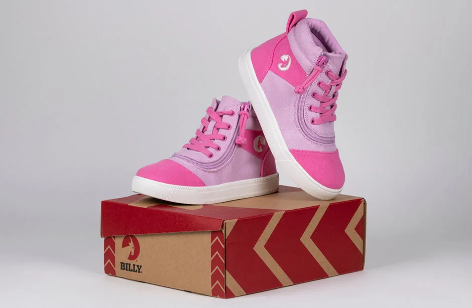Pink/Pink BILLY Street Short Wrap High Tops