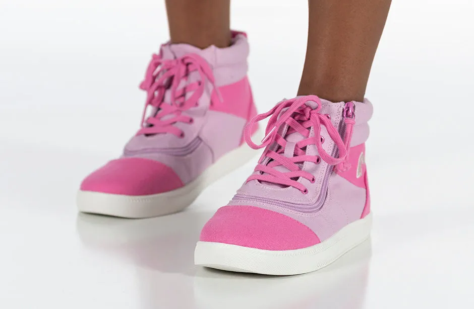 Pink/Pink BILLY Street Short Wrap High Tops
