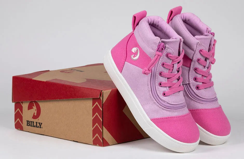 Pink/Pink BILLY Street Short Wrap High Tops