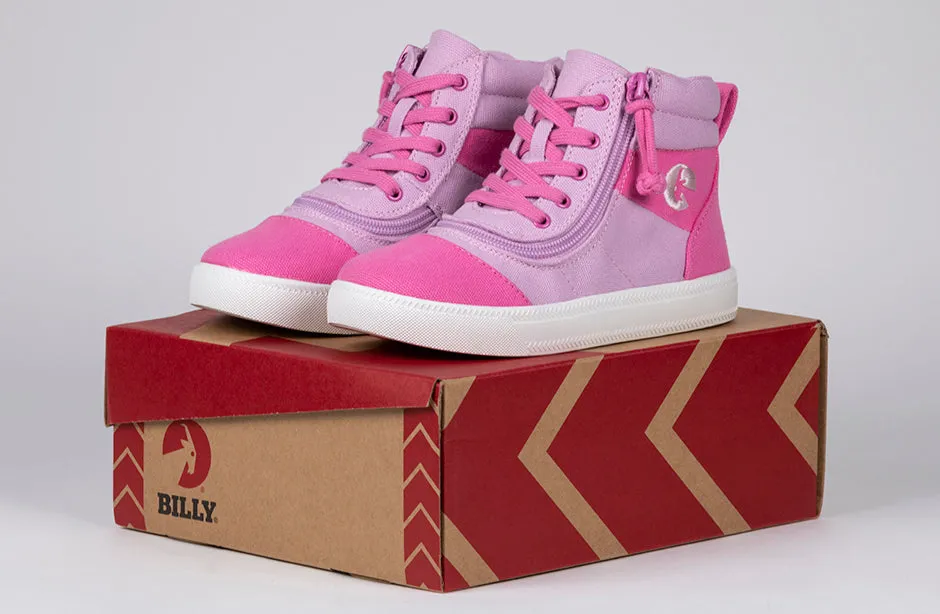 Pink/Pink BILLY Street Short Wrap High Tops