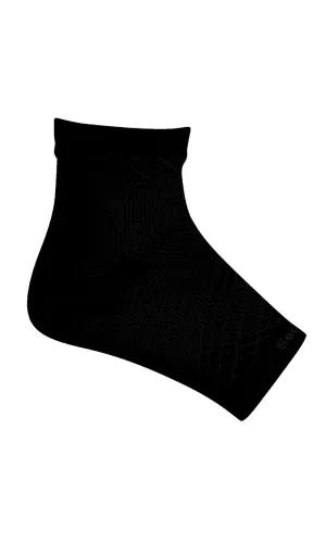 Plantar Sleeve Women - Black Solid Plantar Relief