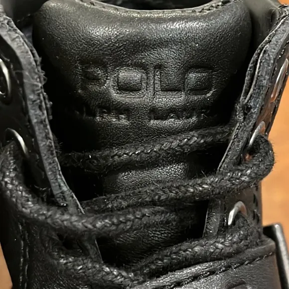Polo Ralph Lauren Tavin Boots black new Toddlers Infant Size 4 - 4c