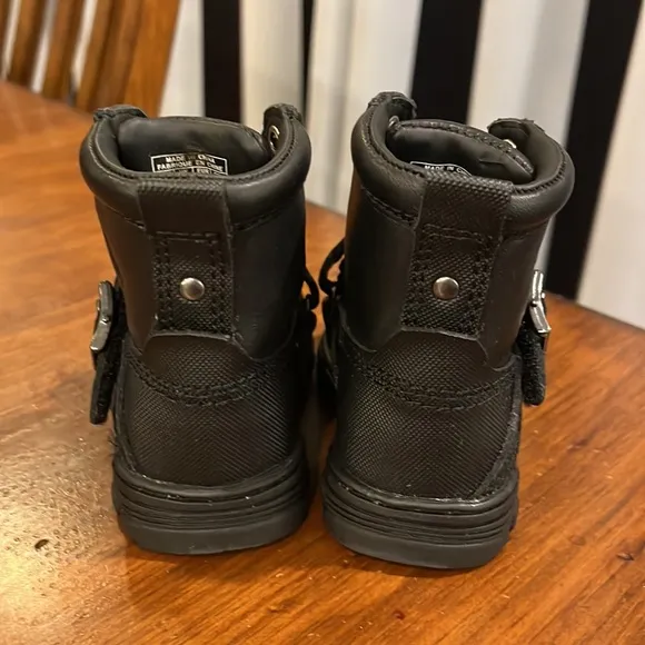 Polo Ralph Lauren Tavin Boots black new Toddlers Infant Size 4 - 4c