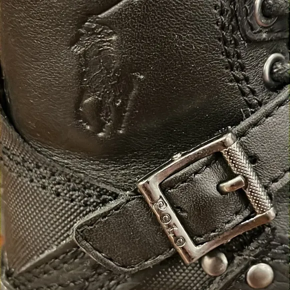 Polo Ralph Lauren Tavin Boots black new Toddlers Infant Size 4 - 4c