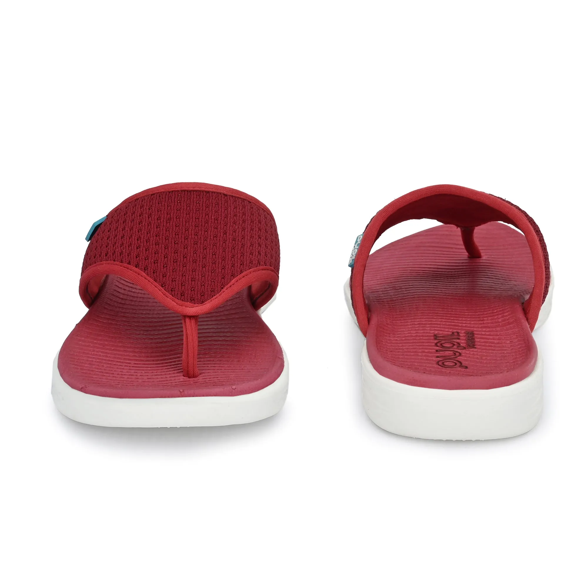 Pupil London Women's KENT-101, Flip-Flop, Maroon