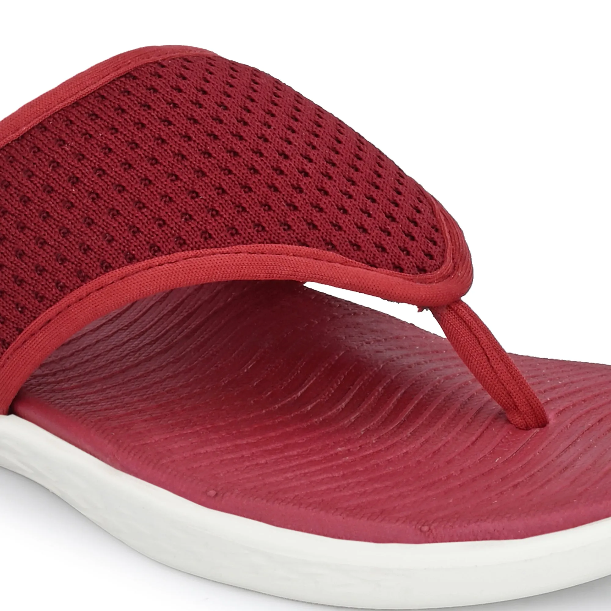 Pupil London Women's KENT-101, Flip-Flop, Maroon