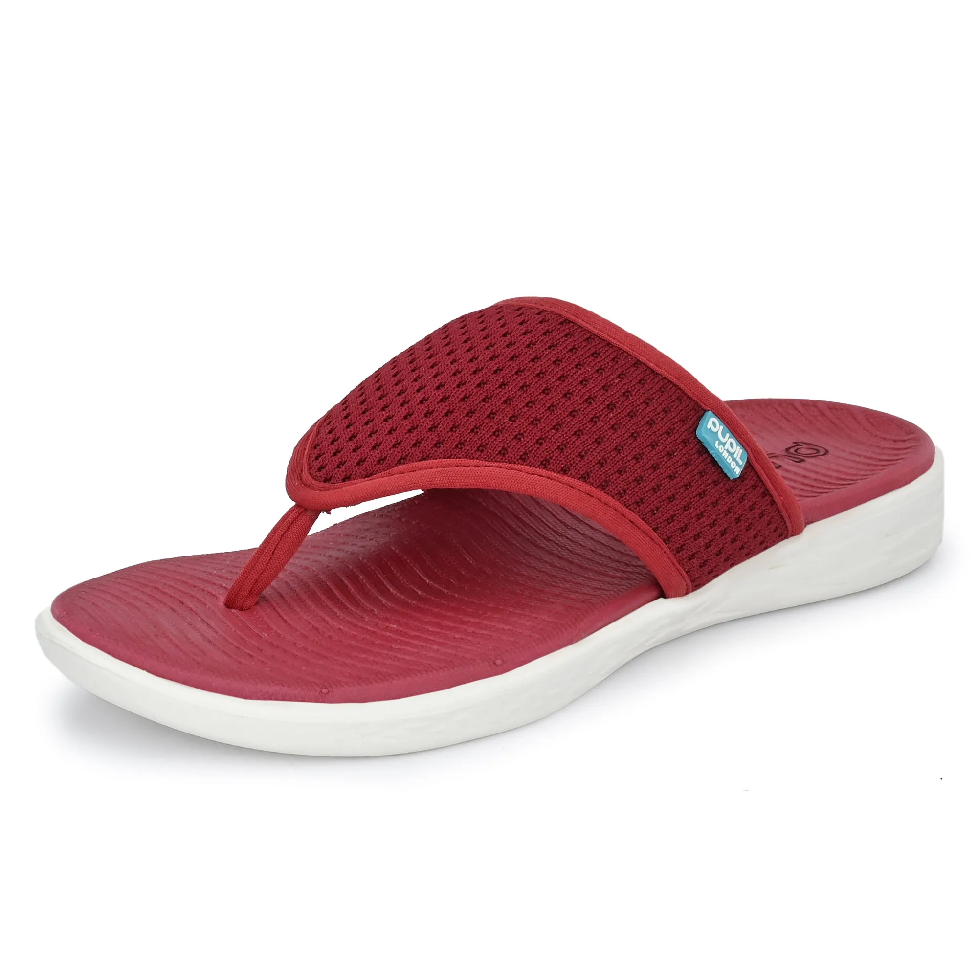 Pupil London Women's KENT-101, Flip-Flop, Maroon