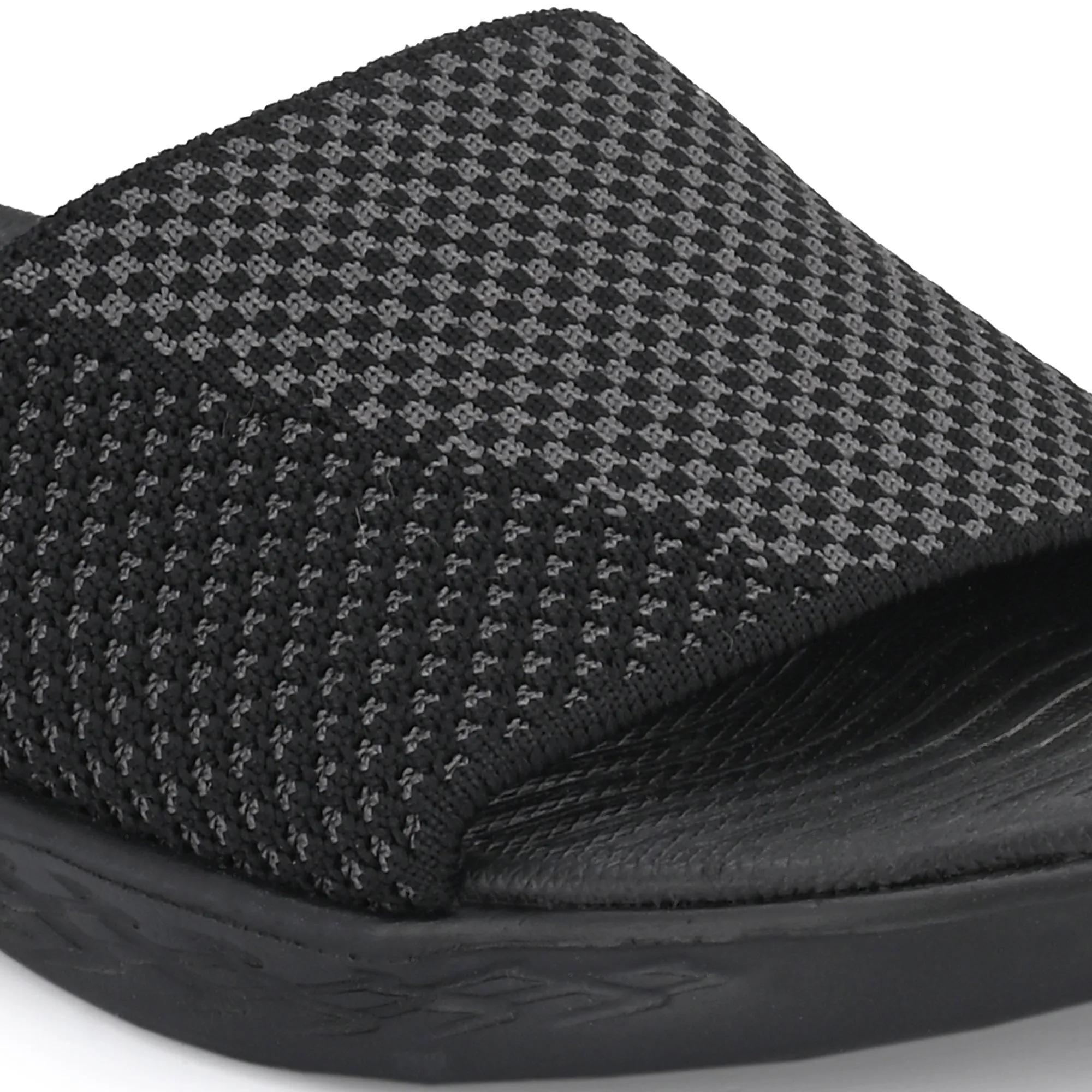 Pupil London Women's KENT-104, Flip-Flop, Black & Grey