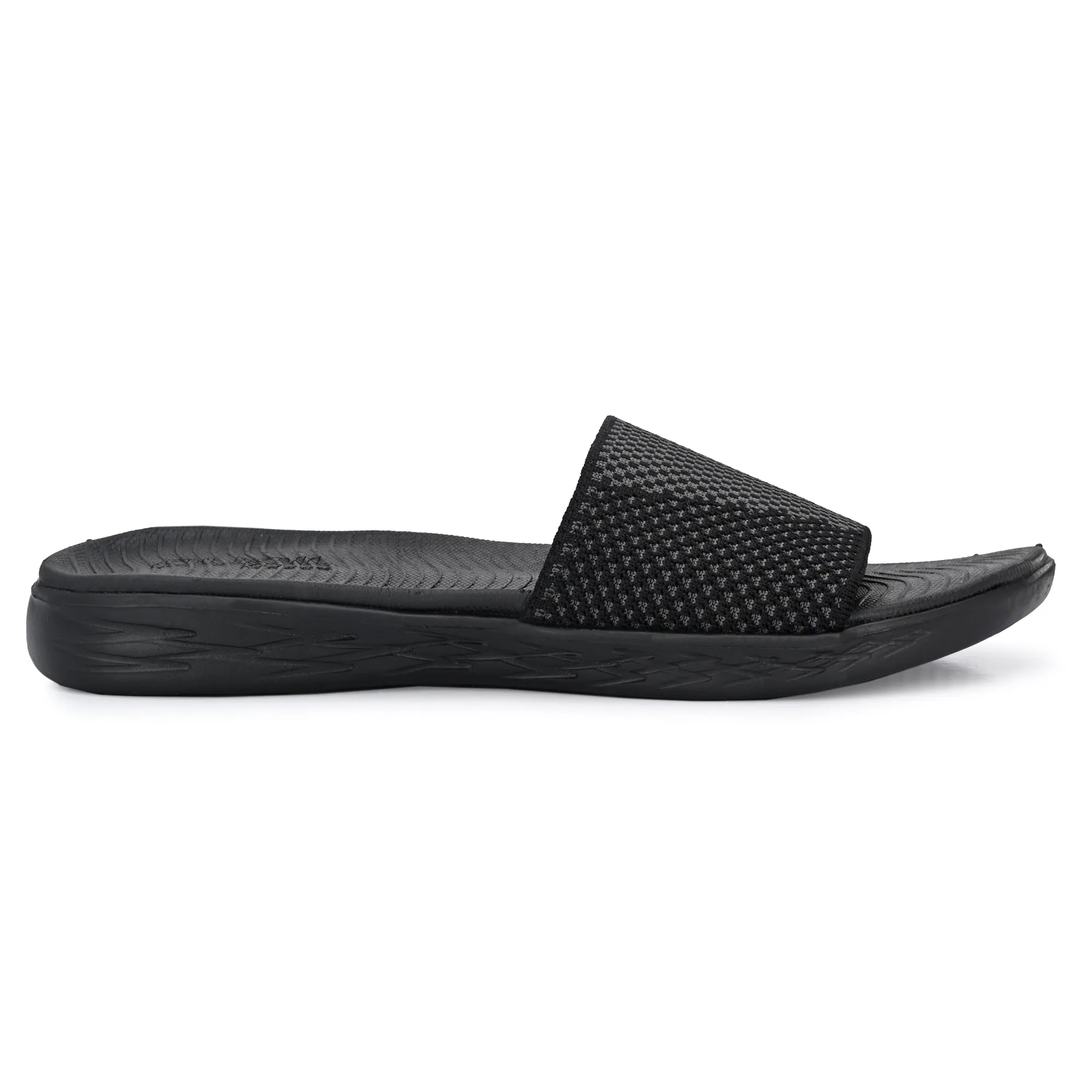 Pupil London Women's KENT-104, Flip-Flop, Black & Grey