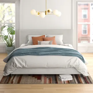 Pyburn Upholstered Low Profile Platform Bed Mercury Row® Color: Milano Snow Size: Queen