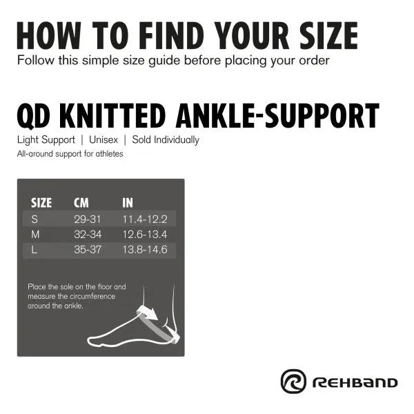 QD Knitted Ankle Support