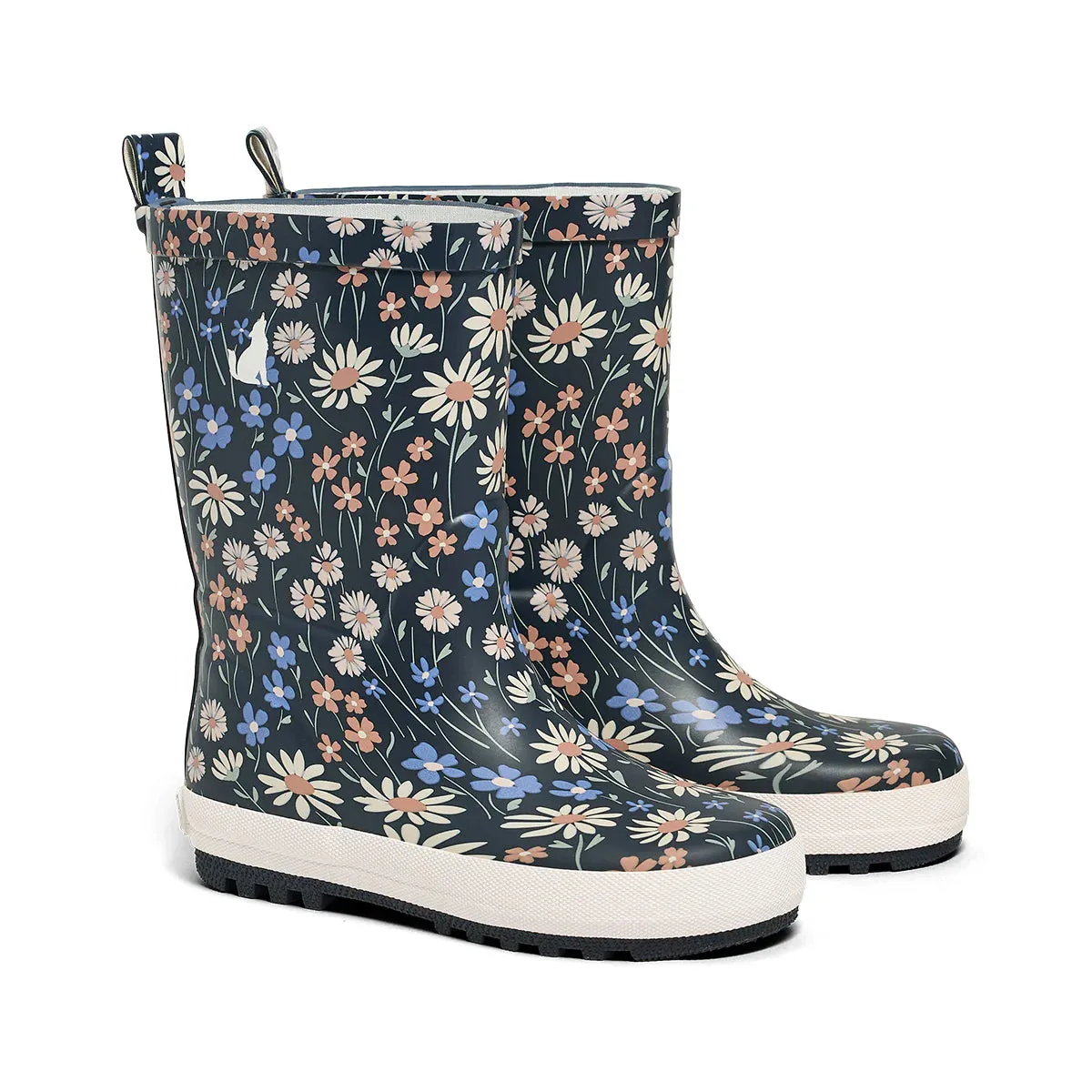 Rain Boots Winter Floral