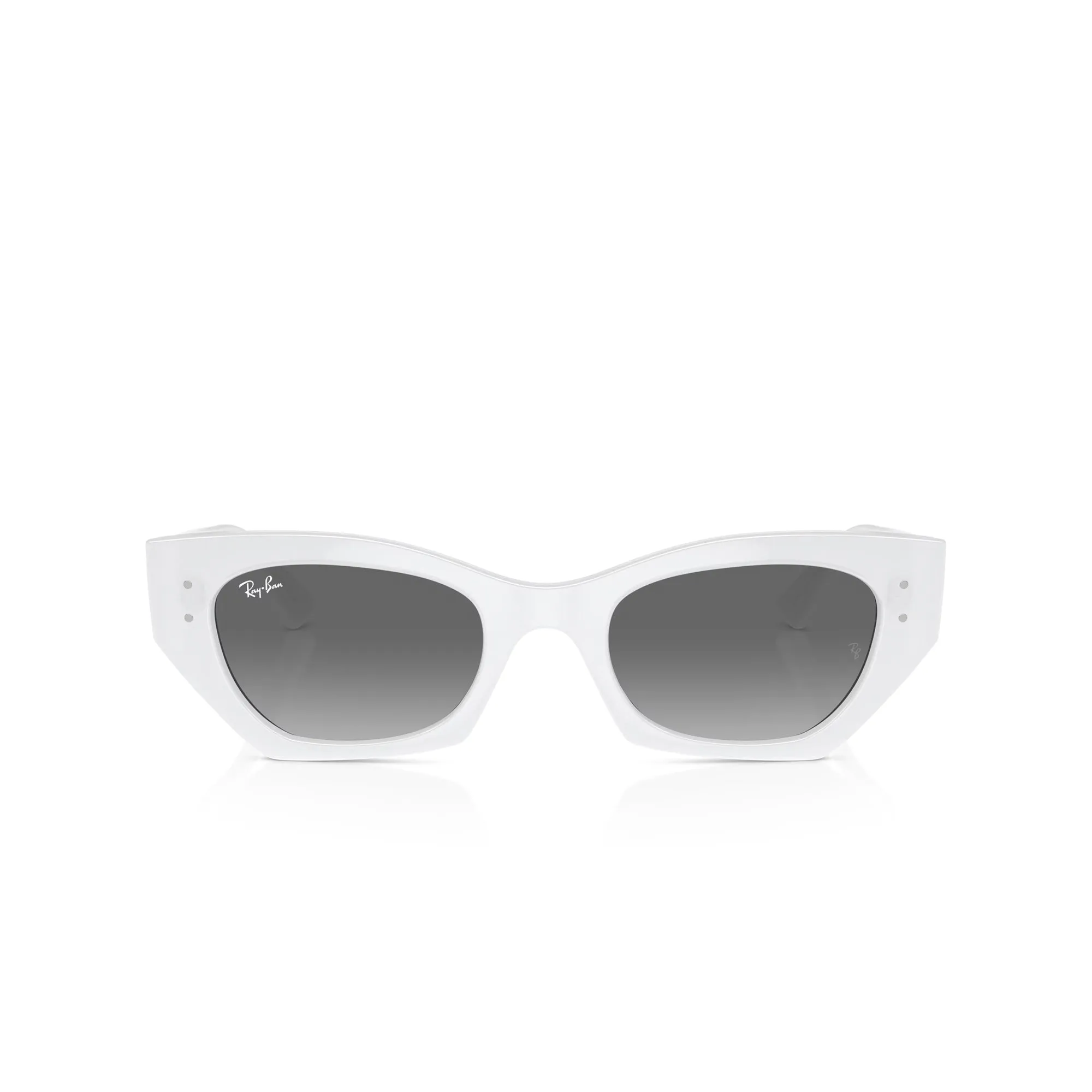 Ray-Ban Zena White Snow W/ Grey Gradient Sunglasses