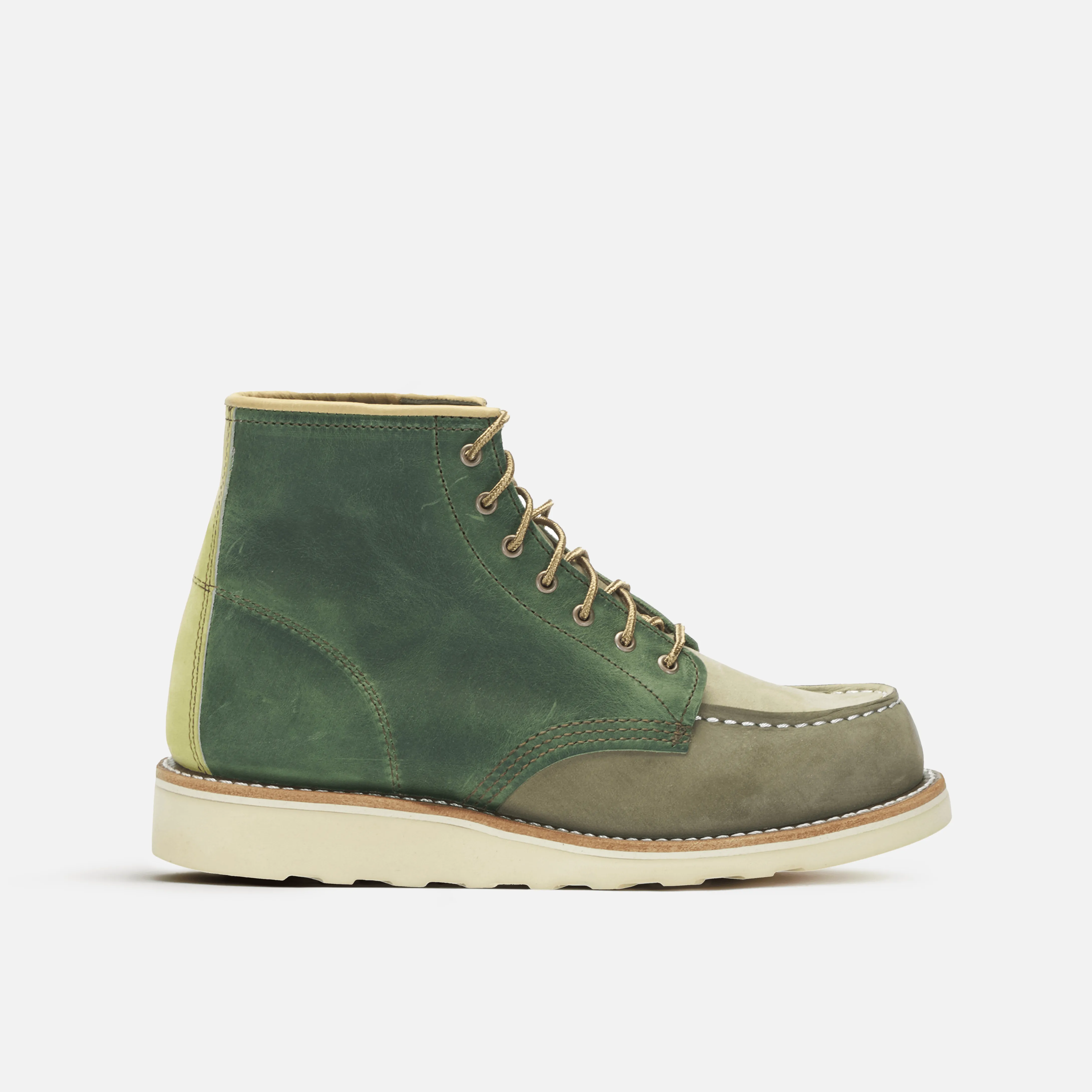 Red Wing Heritage 6 Inch #3466 Women’s Classic Moc in Multi Army Leather