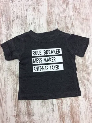 Rule Breaker Infant/Toddler Tee