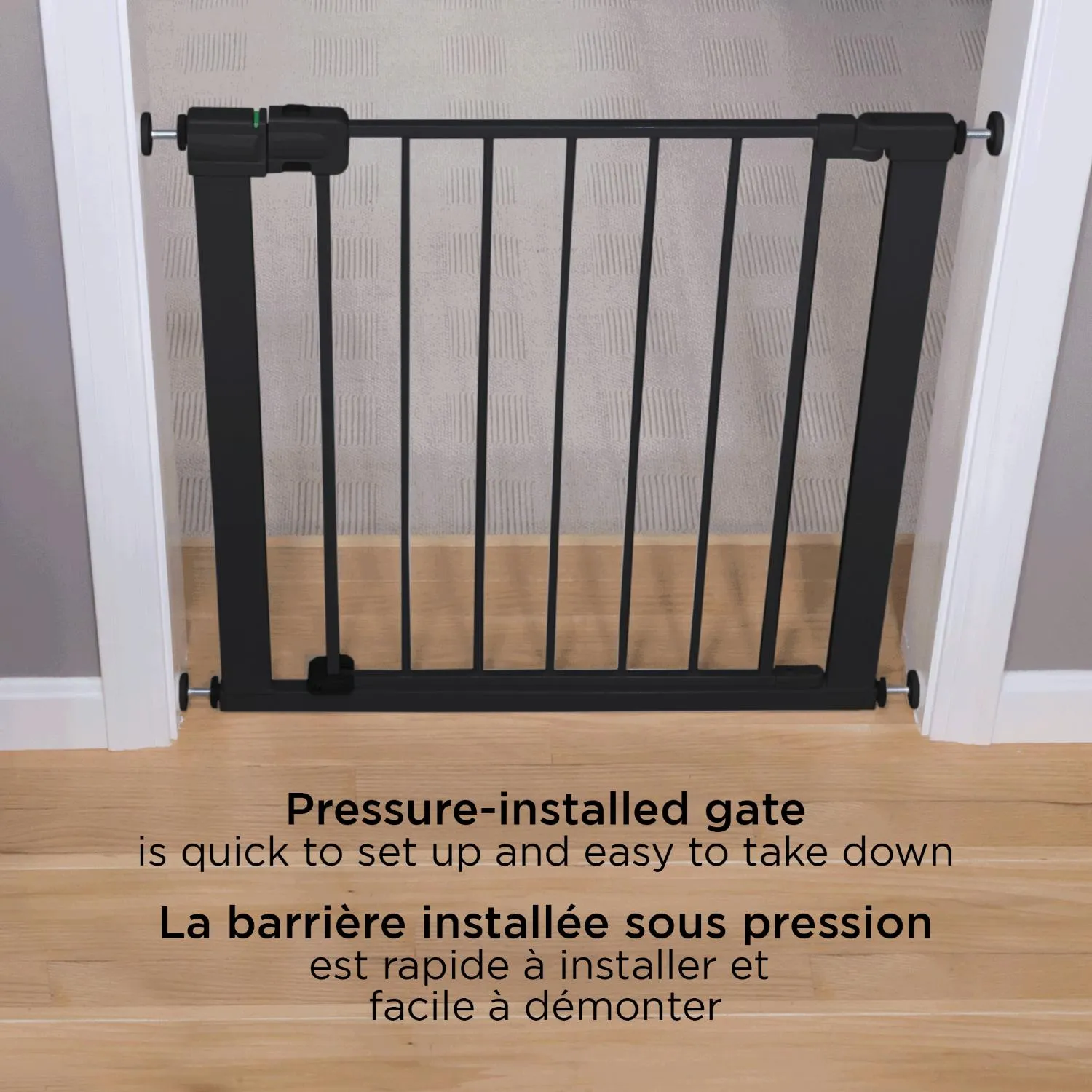 Safety 1st Easy Install Walk-Through Gate - Black