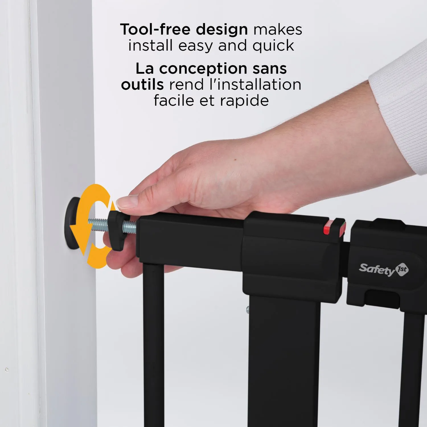 Safety 1st Easy Install Walk-Through Gate - Black